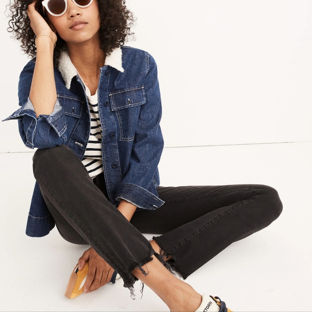 **MADEWELL** Cali-Demi Boot Jean In Edmunds Wash. Raw-Hem Edition. Size 25T